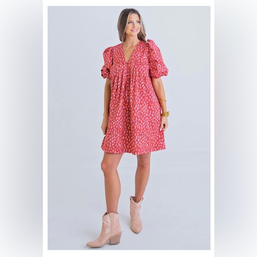 Karlie size small puff sleeve dress